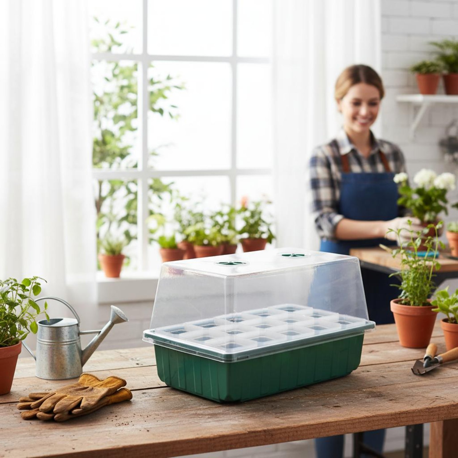 Propagation Tray Dome - صندوق تكاثر نباتات صغير شفاف مع