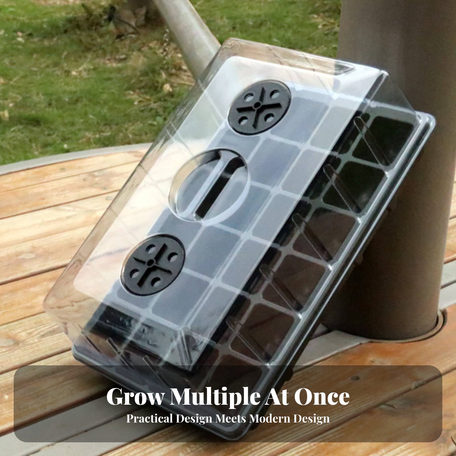 Propagation Tray Dome - صينية استنبات بـ 24 حجرة مع