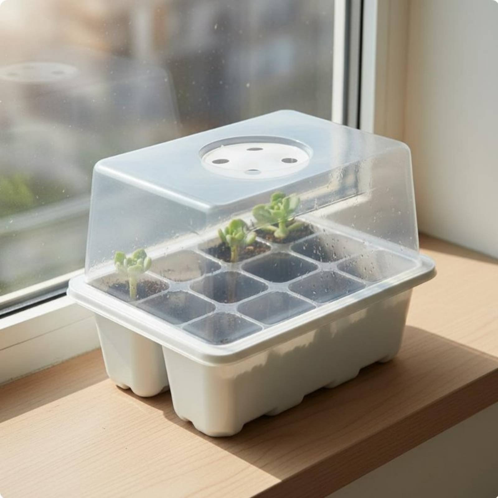 Propagation Tray Dome - صينية بذور بـ 12 حجرة مع