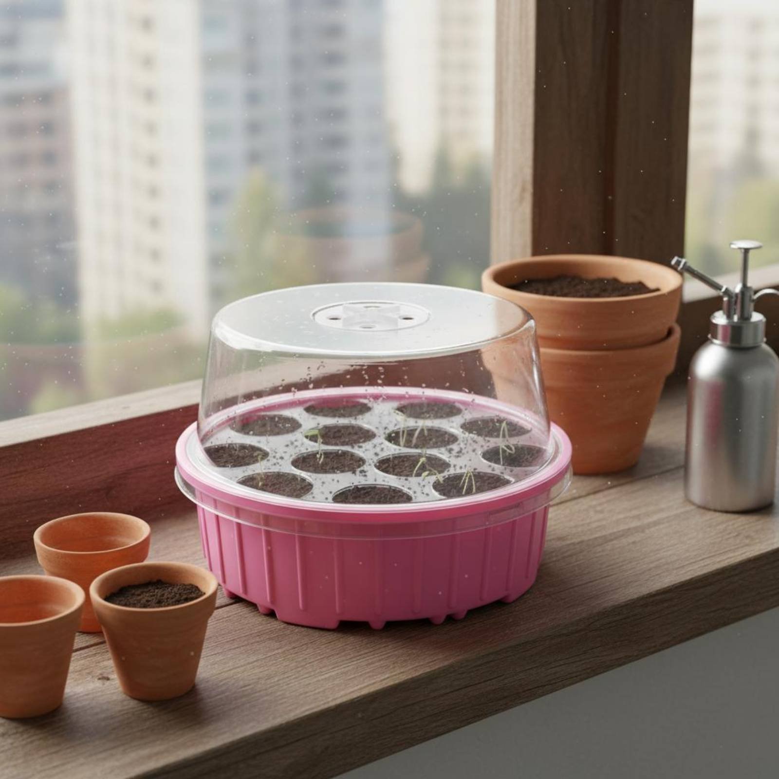 3 قطع صينية بذور بـ 13 فتحة، ص - مراجعة Propagation Tray Dome وسعره