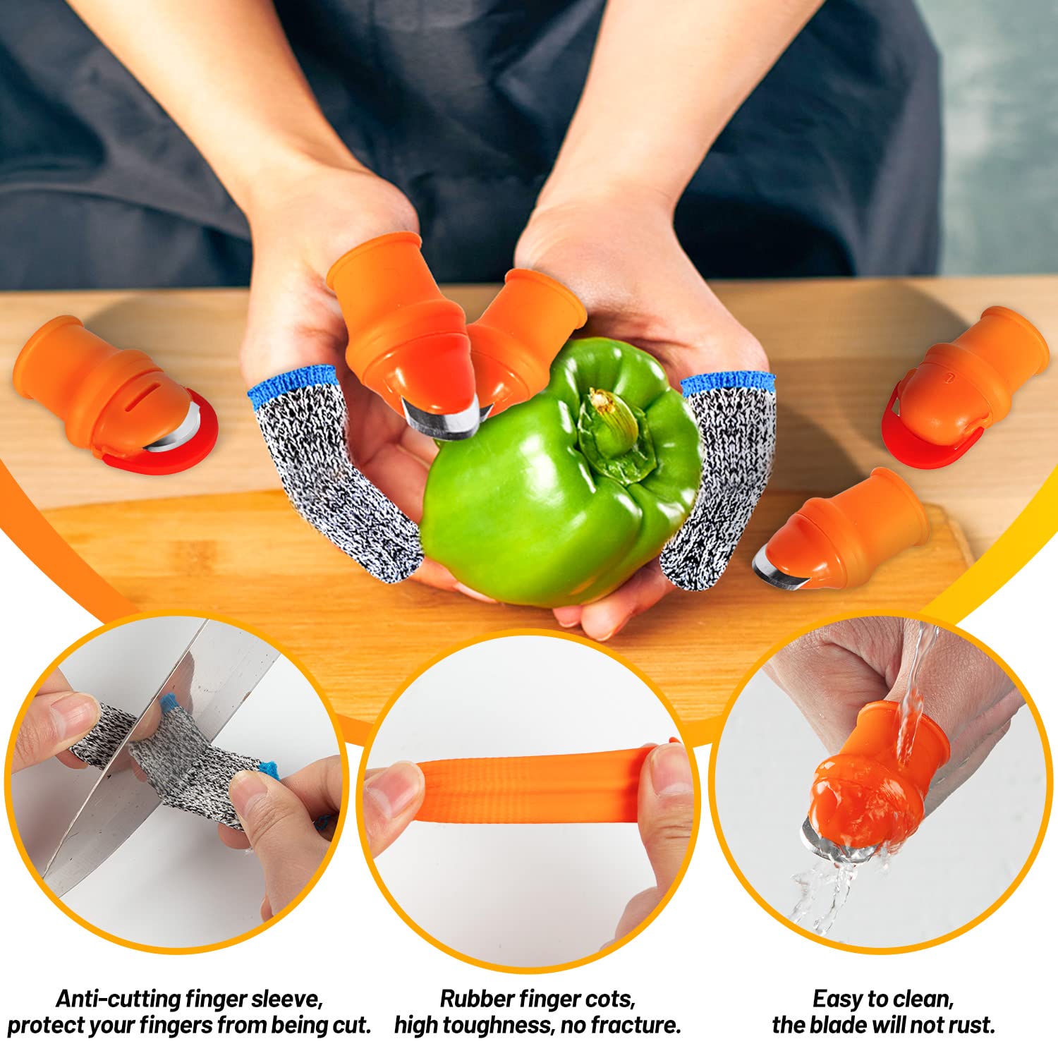 واقي إصبع السيليكون للحدائق، أ - مراجعة Gardening Tools Knife وسعره