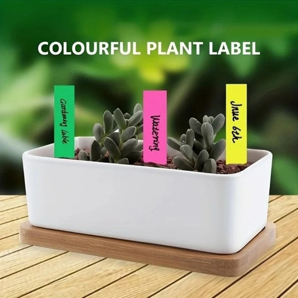 100 قطعة من بطاقات تعريف النبا - مراجعة Gardening Tools Labeled وسعره