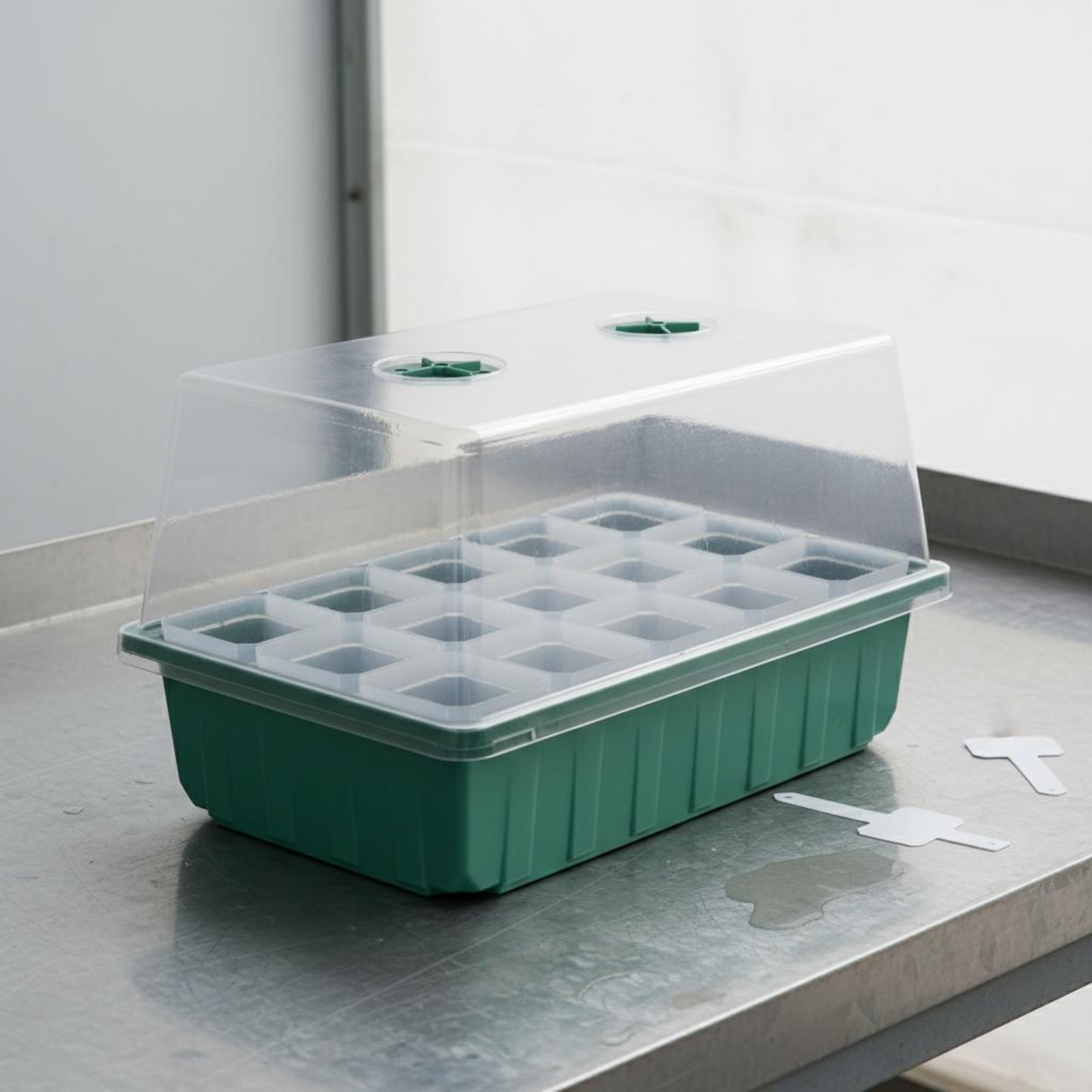 صندوق تكاثر نباتات صغير شفاف م - مراجعة Propagation Tray Dome وسعره