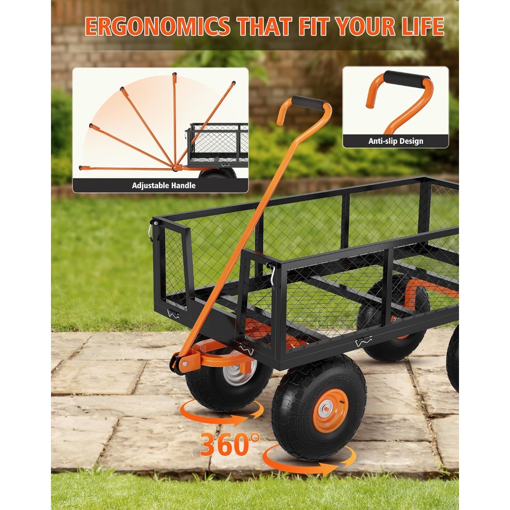 عربة حديقة فولاذية شديدة التحم - مراجعة Gardening Tools Images وسعره