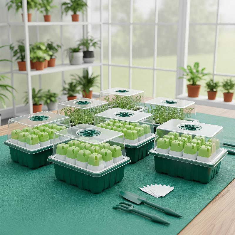 طقم واحد من صينية بادئ البذور  - مراجعة Propagation Tray Dome وسعره