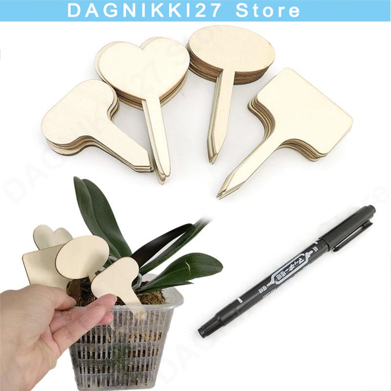 10x T-نوع تسميات النباتات الخش - مراجعة Gardening Tools Labeled وسعره