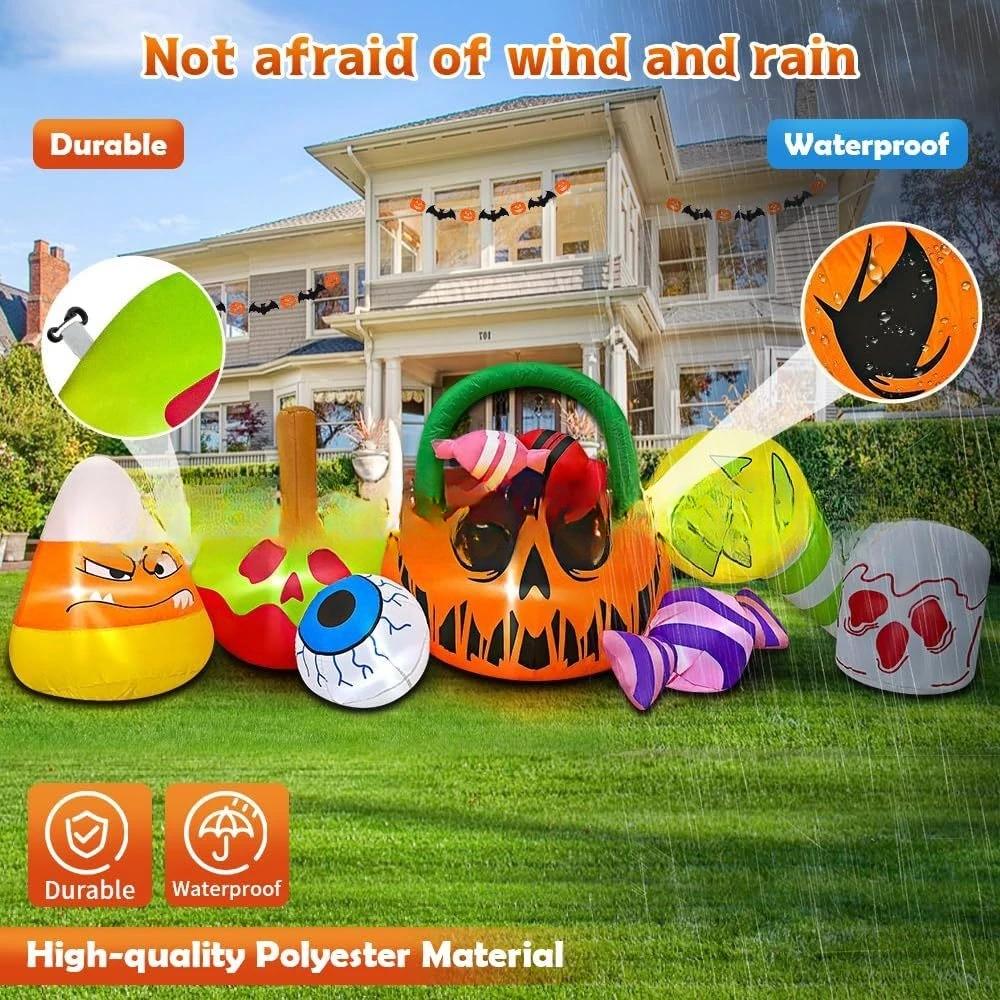 نموذج قرع الهالوين القابل للنف - مراجعة Gardening Tools Cartoon وسعره