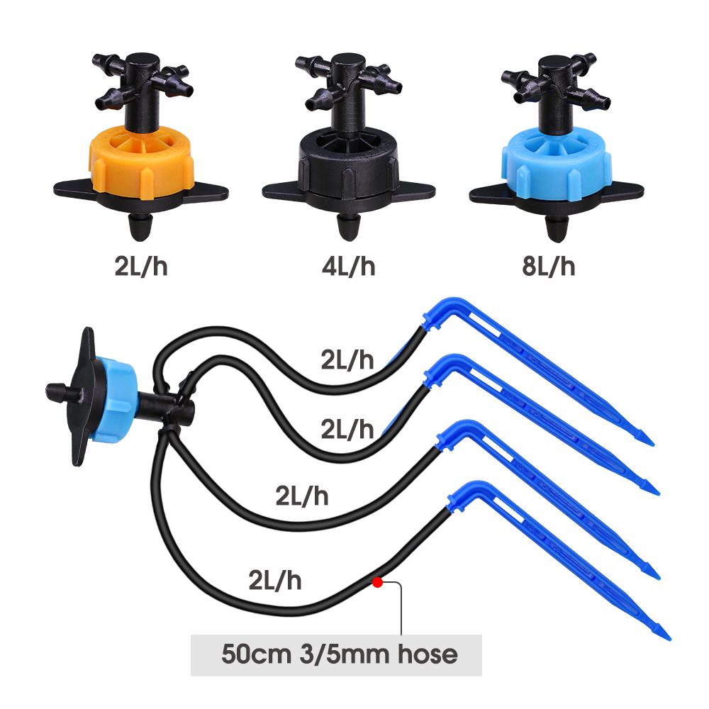 10 مجموعة 2/4/8L/H بيند السهم  - مراجعة Root Watering Spike وسعره