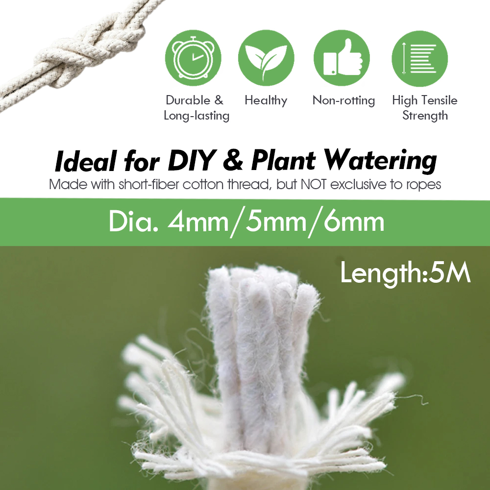 حبل فتيل قطن أوتوماتيكي ذاتي ا - مراجعة Root Watering Spike وسعره